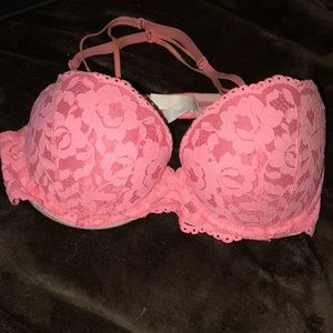 Pink bra